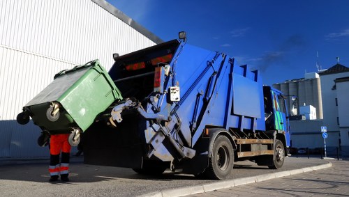 Business waste removal services in Aldgate